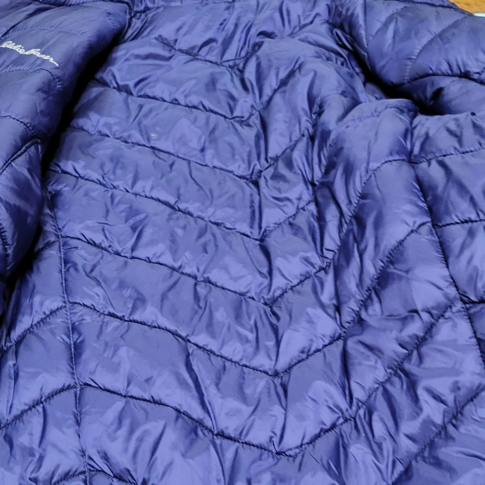 Eddie Bauer Aqua Faux Fur Jacket
